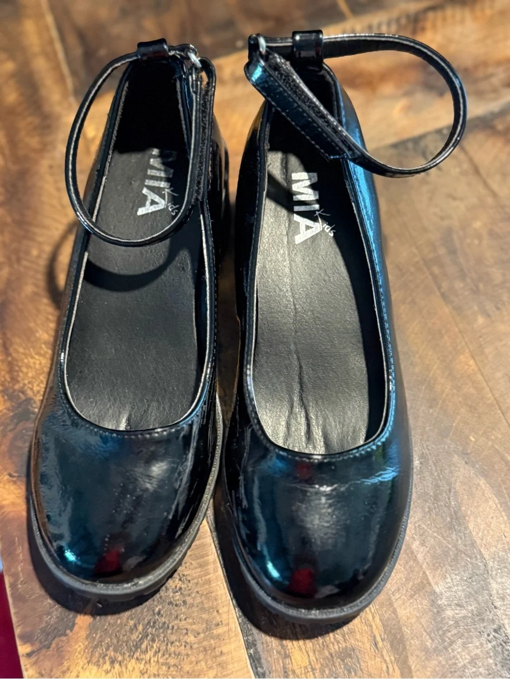 Black Patent Ankle-Strap Mary Jane